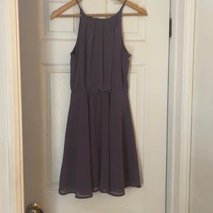 Purple mini dress